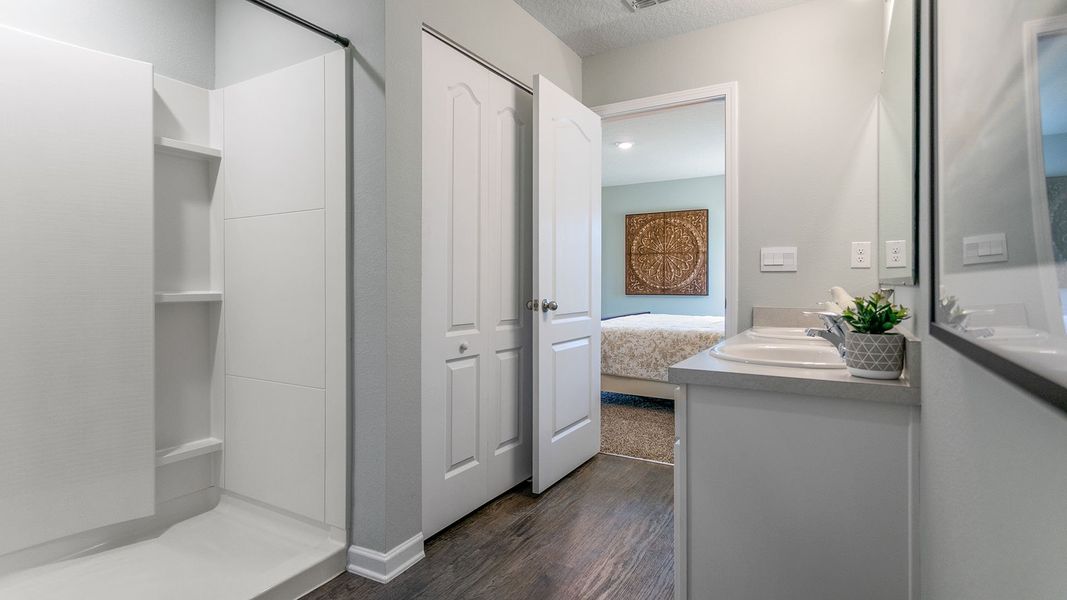 Furnished interior view inside a new home in Grand Reserve, Bunnell (Image 19). Furnished interior view inside a new home in Grand Reserve, Bunnell (Image 19).