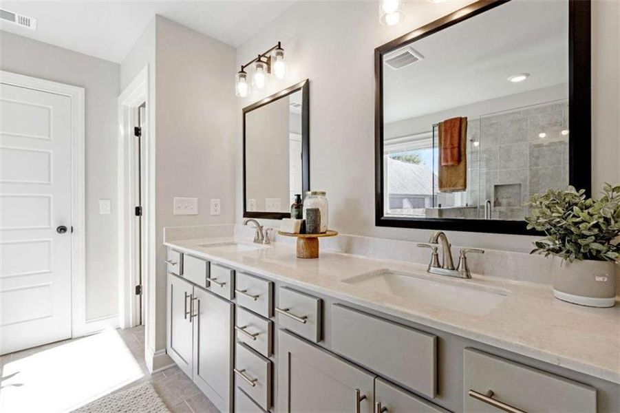 Furnished interior view inside a new home in Ridge Pointe, Athens (Image 37).