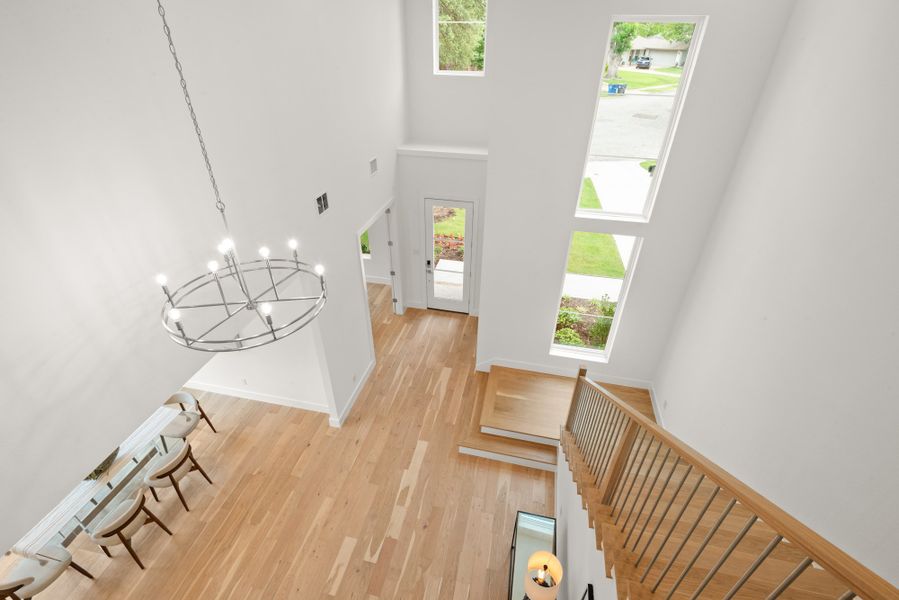 Furnished interior view inside a new home in , Dallas (Image 32).