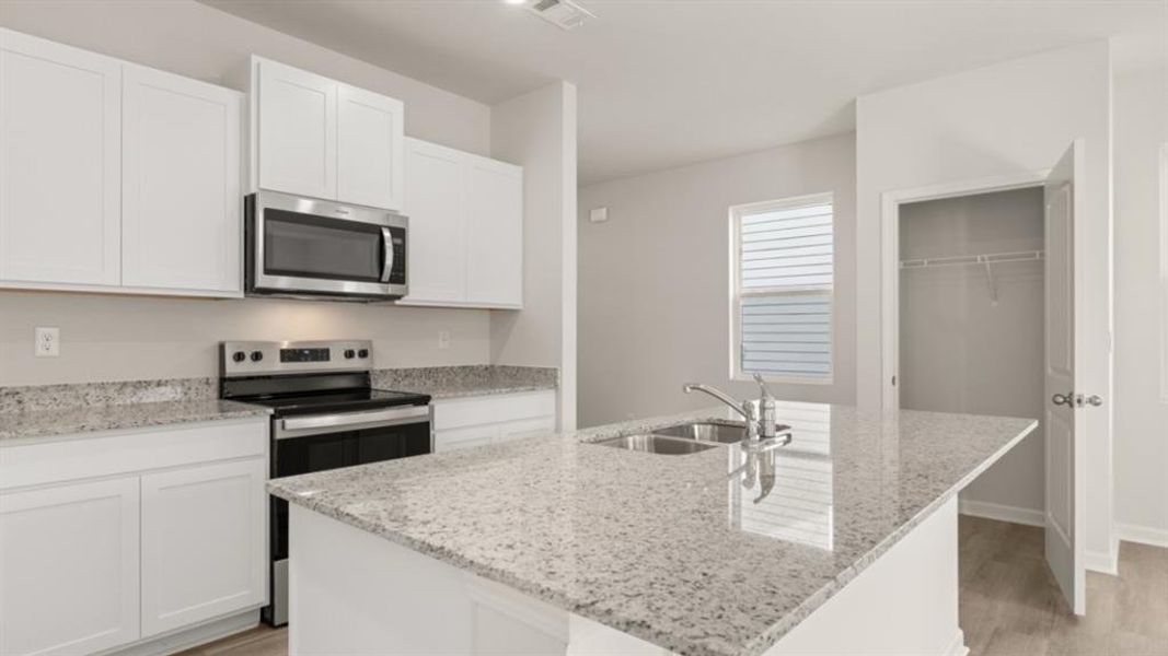 Furnished interior view inside a new home in Pointe Park, Union City (Image 13). Furnished interior view inside a new home in Pointe Park, Union City (Image 13).