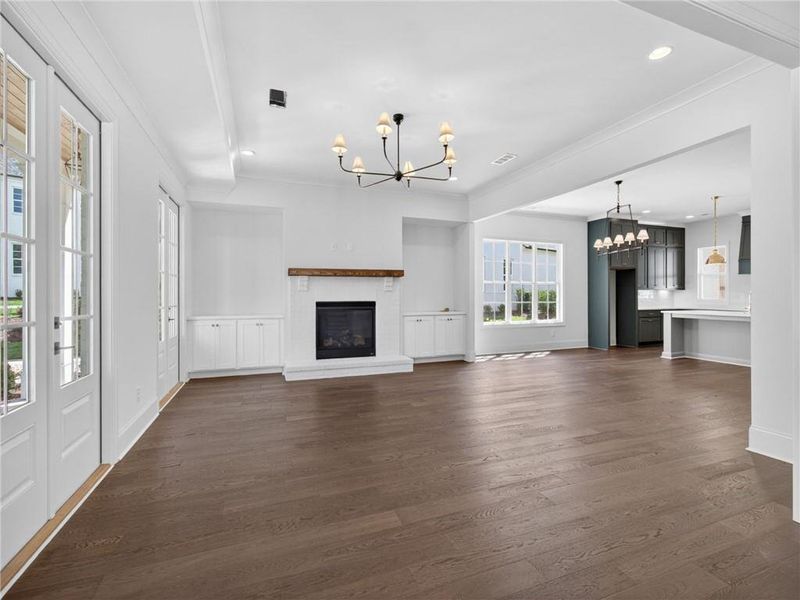 Spacious, unfurnished interior of a new home in , Suwanee (Image 45).