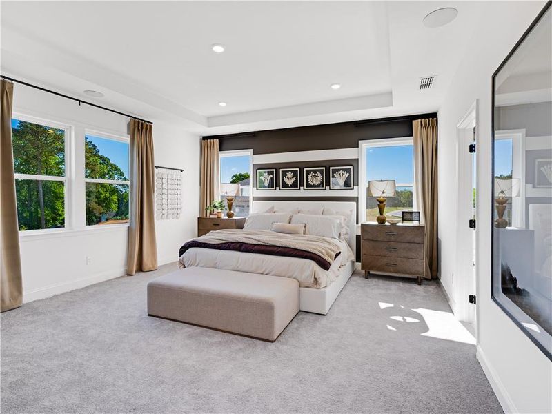 Furnished interior view inside a new home in Oakmead, Buford (Image 6).