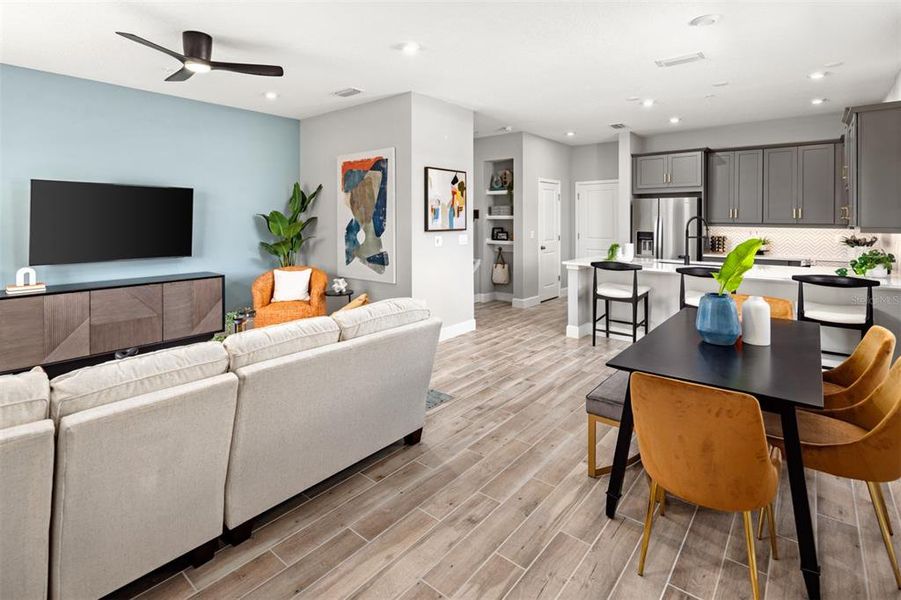 Furnished interior view inside a new home in Gardenia Reserve, Apopka (Image 11).