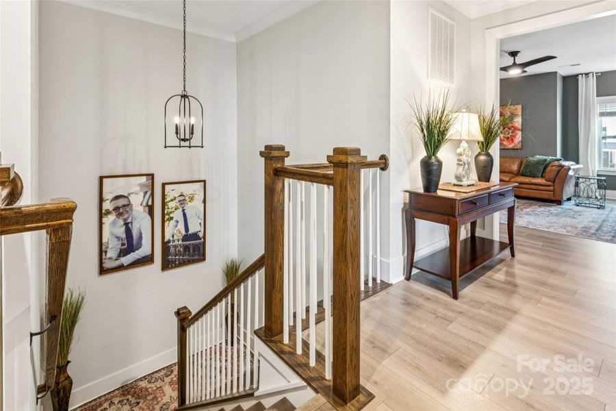 Furnished interior view inside a new home in , Indian Trail (Image 35). Furnished interior view inside a new home in , Indian Trail (Image 35).