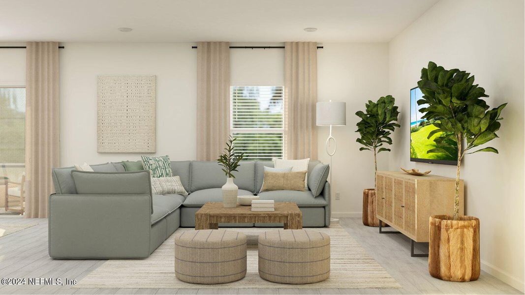 Furnished interior view inside a new home in Saddle Oaks, Jacksonville (Image 7).