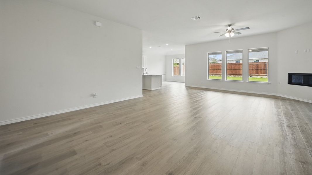 Representative unfurnished interior of a home built from the Ferry by D.R. Horton in The Woods at Lindsey Place, Anna (Image 11). Representative unfurnished interior of a home built from the Ferry by D.R. Horton in The Woods at Lindsey Place, Anna (Image 11).