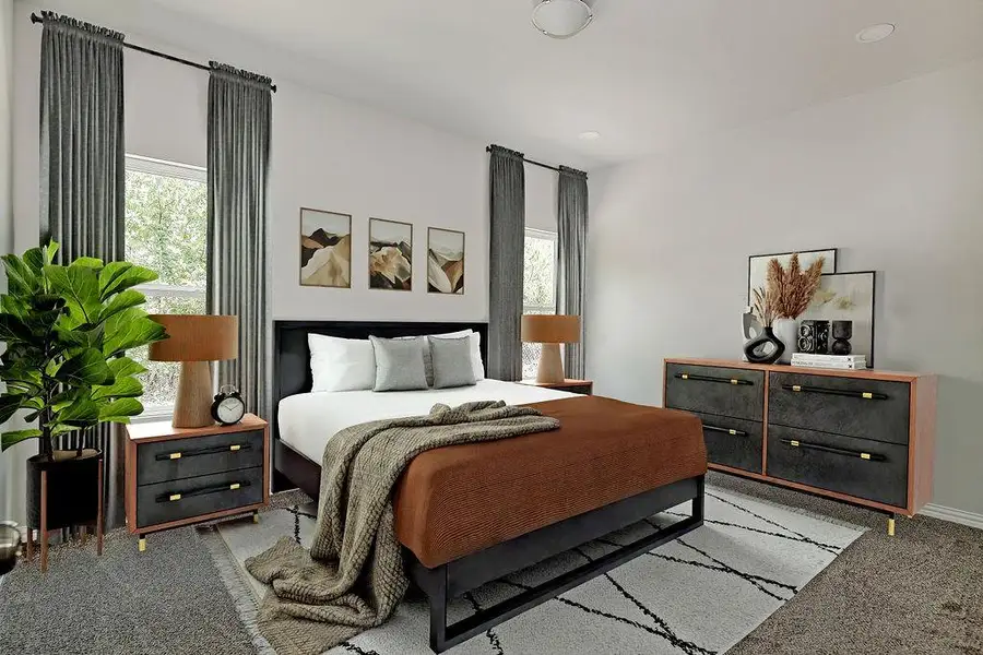 Furnished interior view inside a new home in , Fort Worth (Image 5). Furnished interior view inside a new home in , Fort Worth (Image 5).