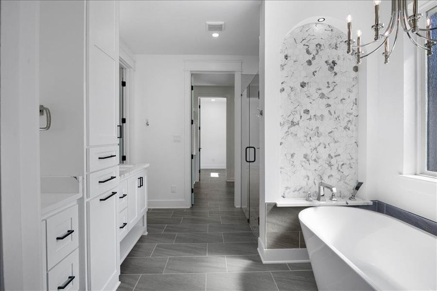 Furnished interior view inside a new home in , Jacksonville (Image 8). Furnished interior view inside a new home in , Jacksonville (Image 8).