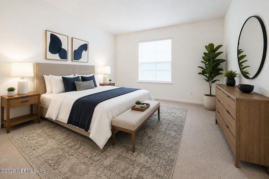 Furnished interior view inside a new home in , Jacksonville (Image 19).