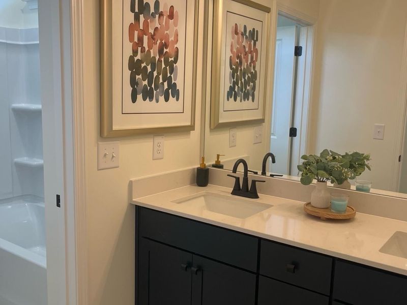 Furnished interior view inside a new home in Sage on North Main, Wake Forest (Image 20).