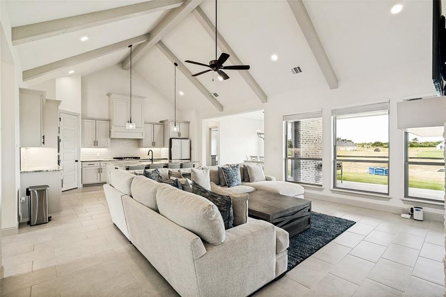 Furnished interior view inside a new home in , Poolville (Image 3).