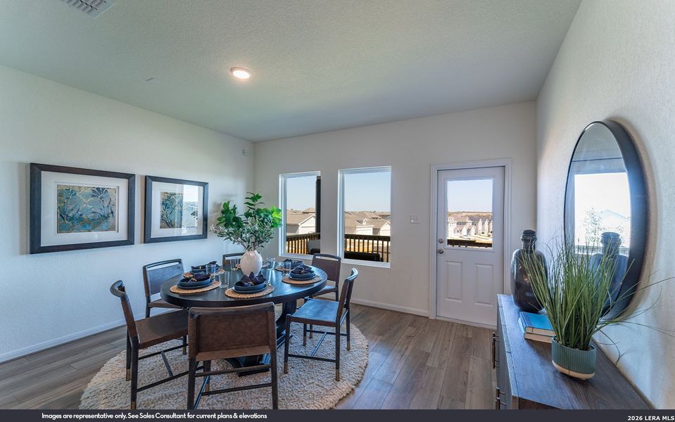 Furnished interior view inside a new home in Willow View, Converse (Image 13).