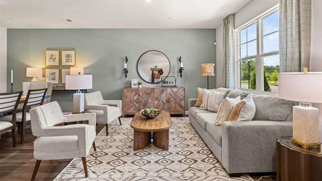 Furnished interior view inside a new home in , Stockbridge (Image 17).