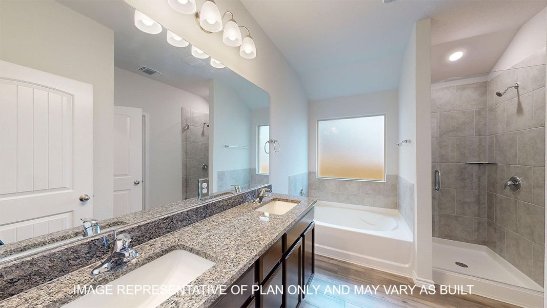 Furnished interior view inside a new home in Three Creeks - Colt Creek, Belton (Image 8). Furnished interior view inside a new home in Three Creeks - Colt Creek, Belton (Image 8).