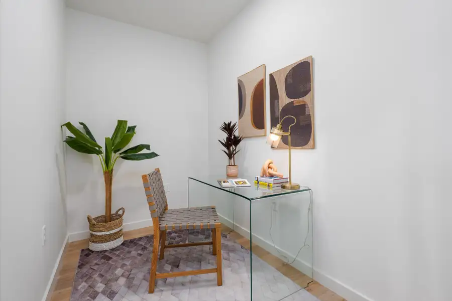 Furnished interior view inside a new home in One Oak, Austin (Image 11).