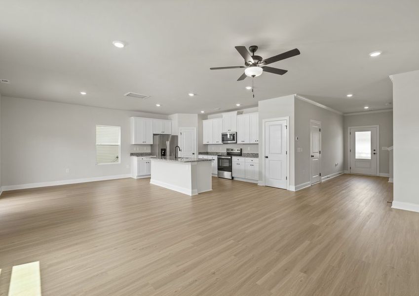 The Camden has an open-concept layout