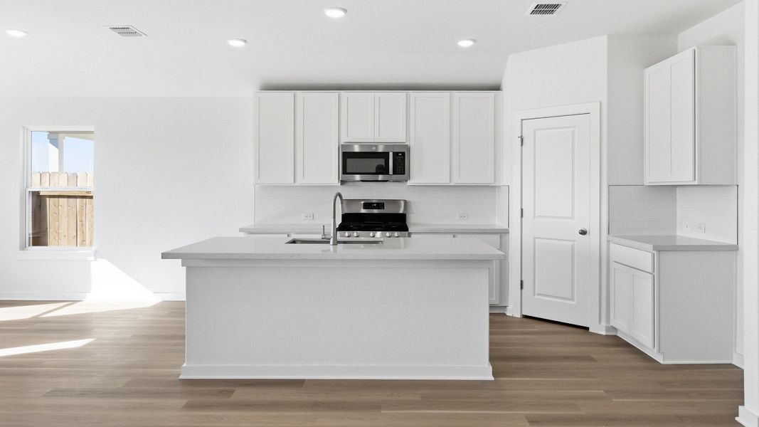 Furnished interior view inside a new home in Sky Ridge, San Marcos (Image 7).