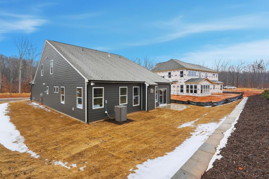 Exterior details and patio area of a home in Rone Creek, Waxhaw (Image 28).