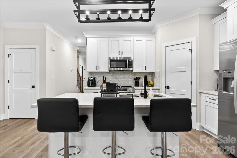 Furnished interior view inside a new home in , Charlotte (Image 8).