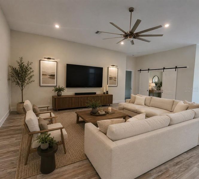 Furnished interior view inside a new home in , North Port (Image 6). Furnished interior view inside a new home in , North Port (Image 6).