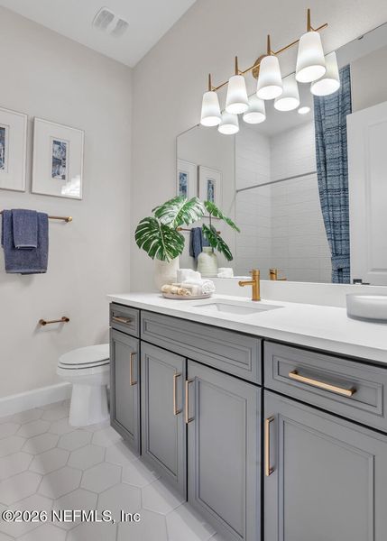 Furnished interior view inside a new home in , Flagler Beach (Image 37).