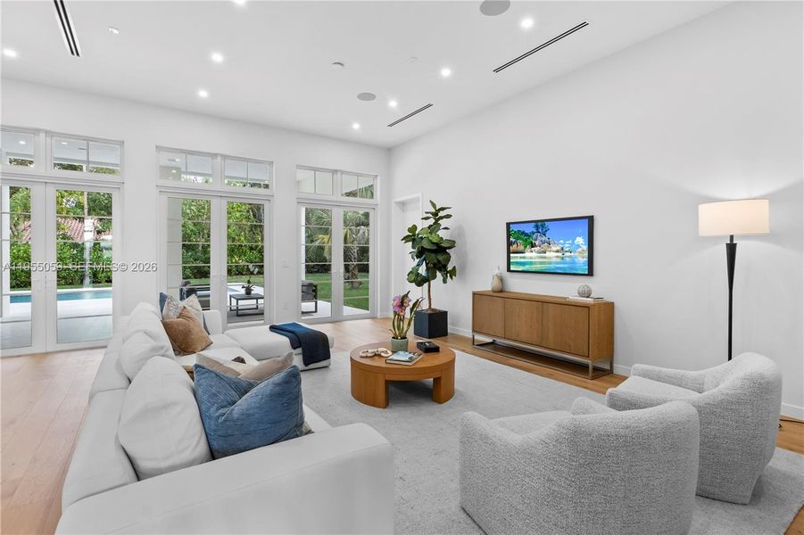 Furnished interior view inside a new home in , Miami (Image 15).