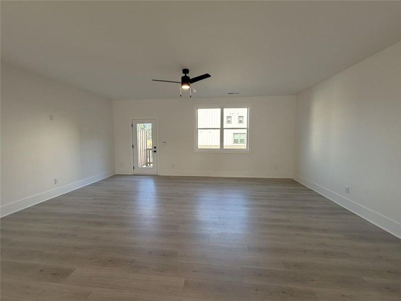 Spacious, unfurnished interior of a new home in Overlook at Peachtree Corners, Peachtree Corners (Image 24).