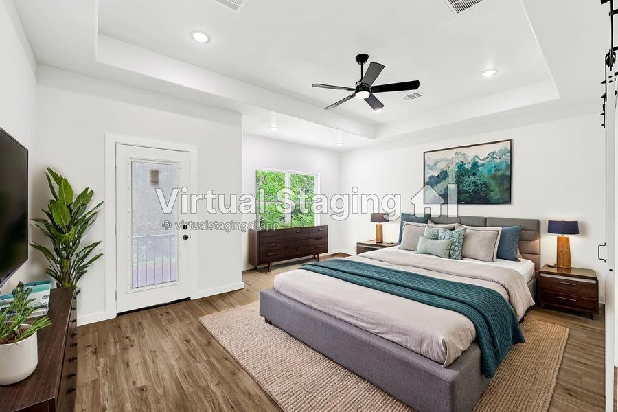 Furnished interior view inside a new home in , Houston (Image 9). Furnished interior view inside a new home in , Houston (Image 9).