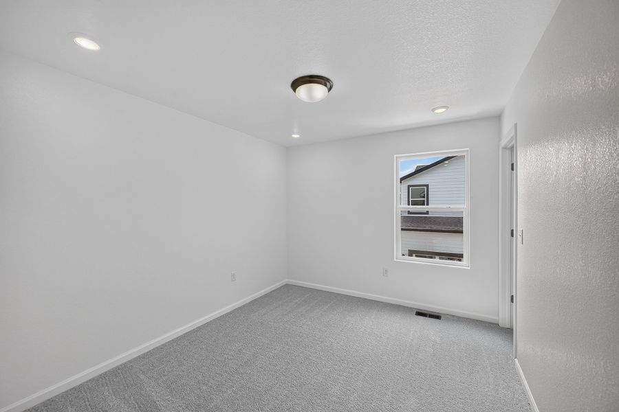 Spacious, unfurnished interior of a new home in Farmlore, Brighton (Image 19). Spacious, unfurnished interior of a new home in Farmlore, Brighton (Image 19).