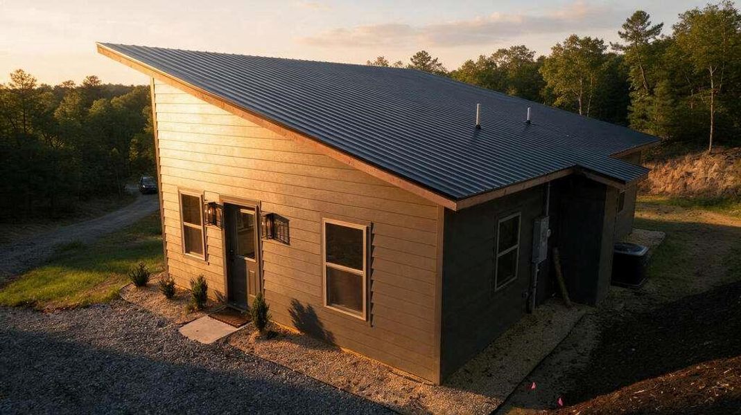 Exterior details and patio area of a home in , Morganton (Image 20).