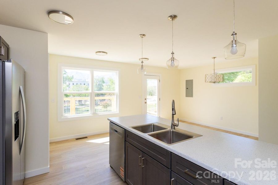 Dining room from kitchen view