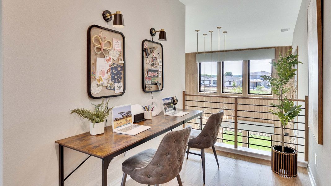 Representative furnished interior of a home built from the Elm by Brightland Homes in Aldeana, Bonney (Image 14).