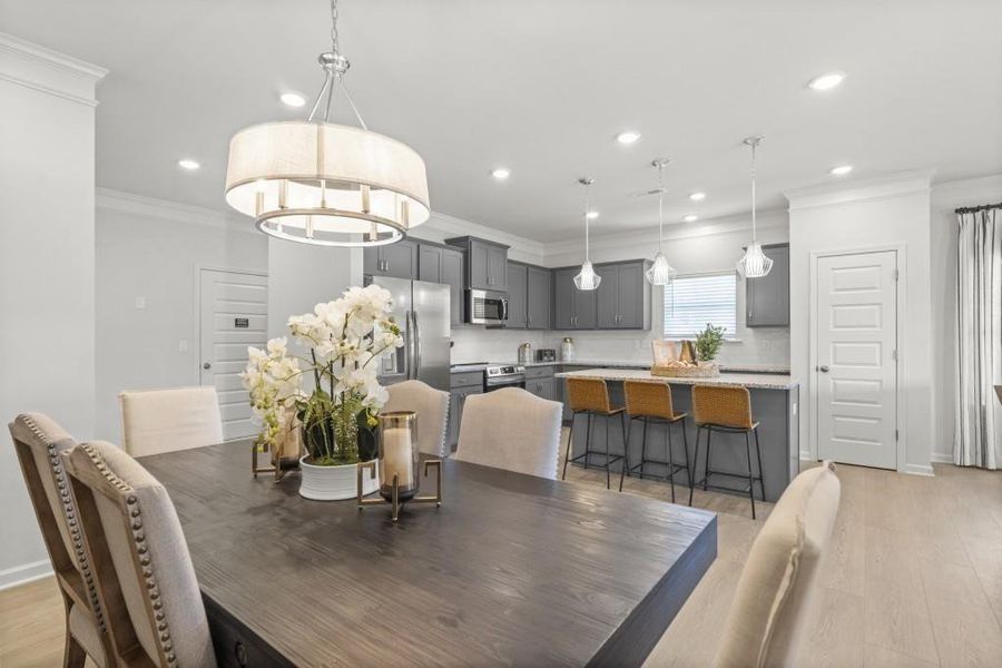 Furnished interior view inside a new home in North Haven, Rome (Image 12).