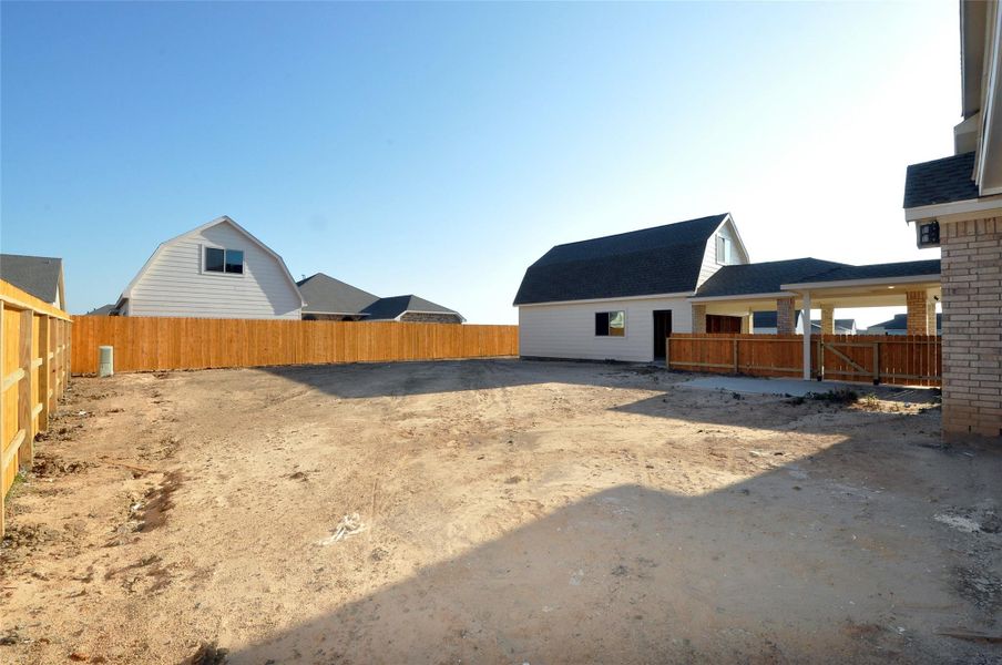 Exterior details and patio area of a home in , League City (Image 29).