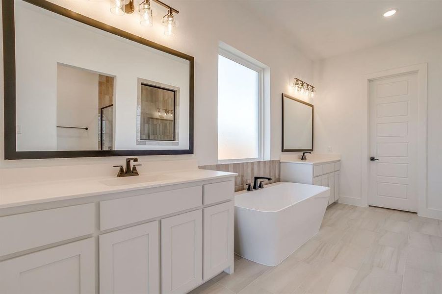 Furnished interior view inside a new home in Pecan Grove, Burleson (Image 14).