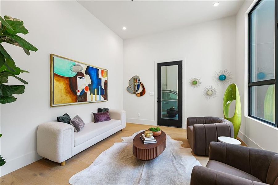 Furnished interior view inside a new home in , Atlanta (Image 8).