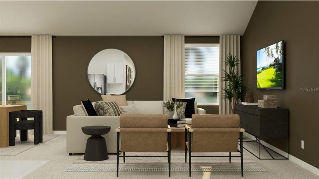 Furnished interior view inside a new home in , Eustis (Image 6).