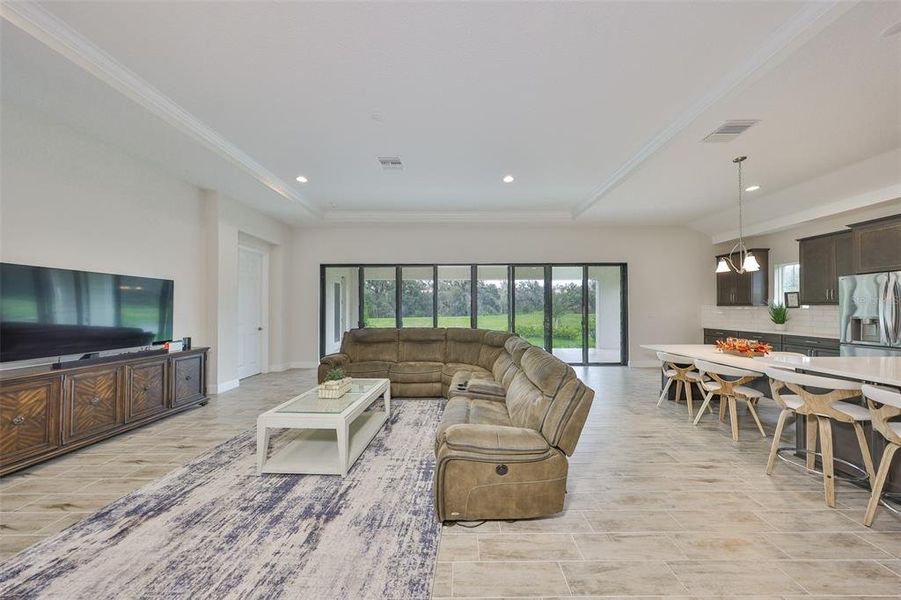 Furnished interior view inside a new home in Triple Creek, Riverview (Image 7).