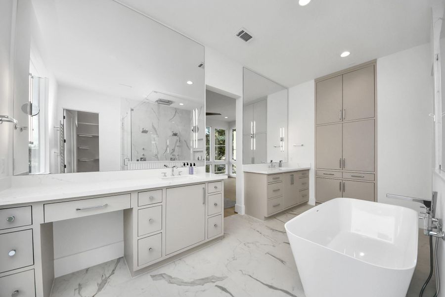 Furnished interior view inside a new home in , Houston (Image 14).