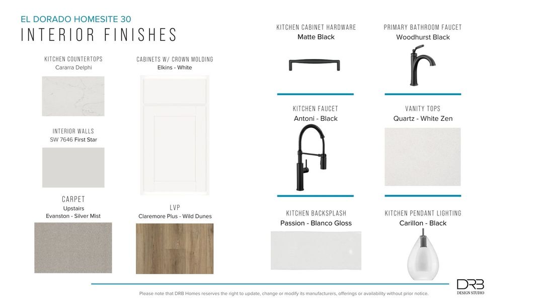 Furnished interior view inside a new home in El Dorado, Spartanburg (Image 27).