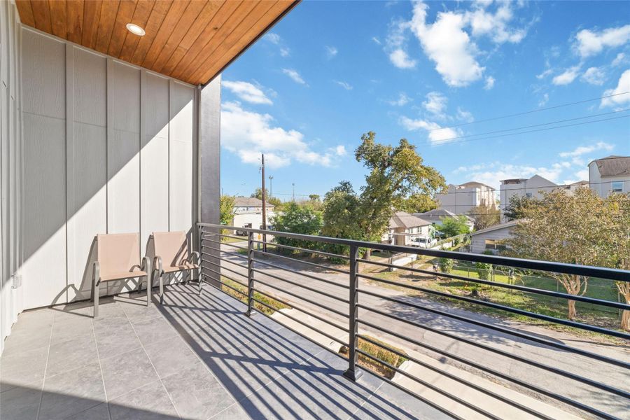 Exterior details and patio area of a home in , Houston (Image 28). Exterior details and patio area of a home in , Houston (Image 28).