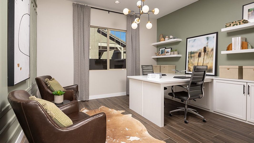 Furnished interior view inside a new home in Legado, Queen Creek (Image 7).