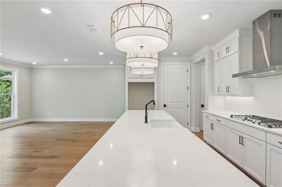 Furnished interior view inside a new home in Waterside, Peachtree Corners (Image 13). Furnished interior view inside a new home in Waterside, Peachtree Corners (Image 13).