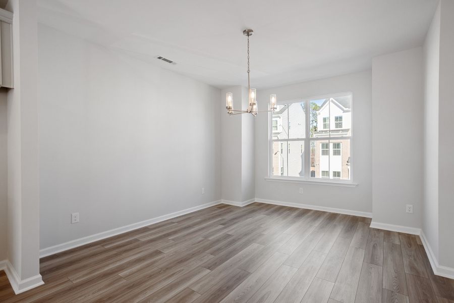 Spacious, unfurnished interior of a new home in Renaissance at White Oak, Garner (Image 20). Spacious, unfurnished interior of a new home in Renaissance at White Oak, Garner (Image 20).