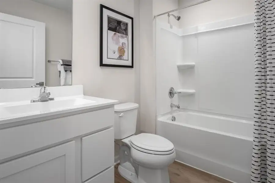 Representative furnished interior of a home built from the Tupelo by Ryan Homes in Williams Run, Bailey (Image 19).