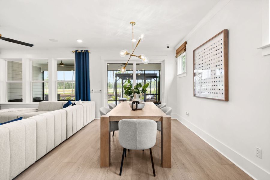 Furnished interior view inside a new home in Sun City Hilton Head, Bluffton (Image 34).