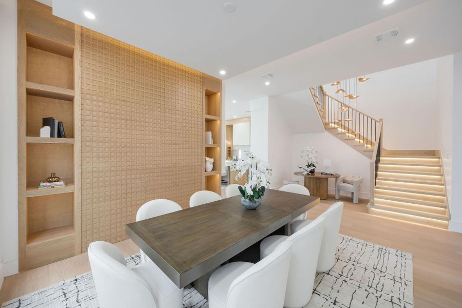 Furnished interior view inside a new home in , Houston (Image 5).