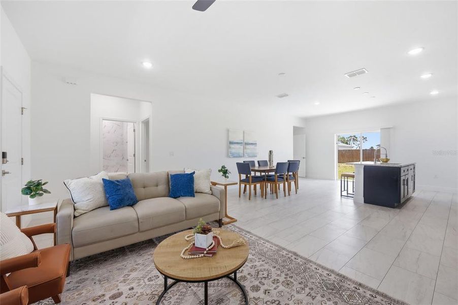 Furnished interior view inside a new home in , Ocala (Image 9).