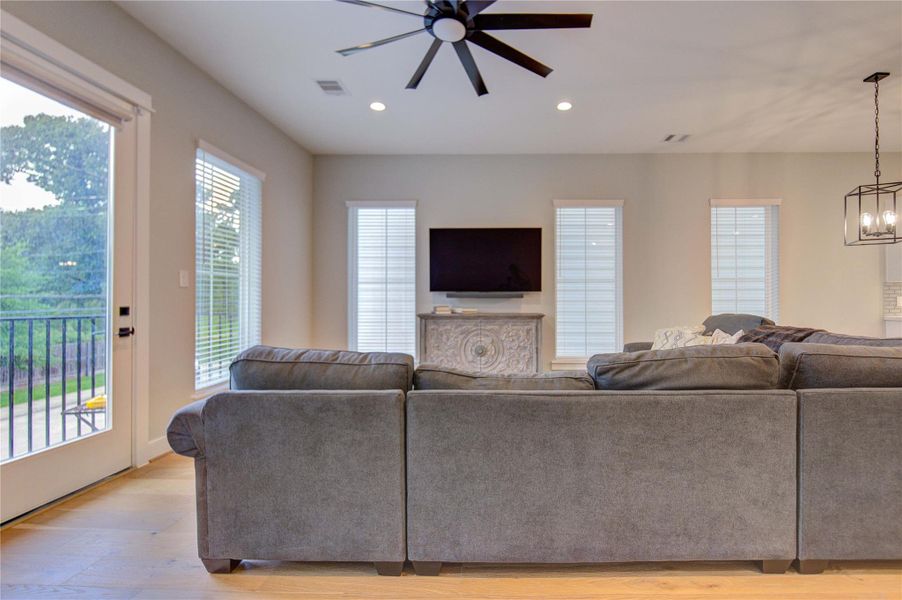 Furnished interior view inside a new home in , Houston (Image 16).