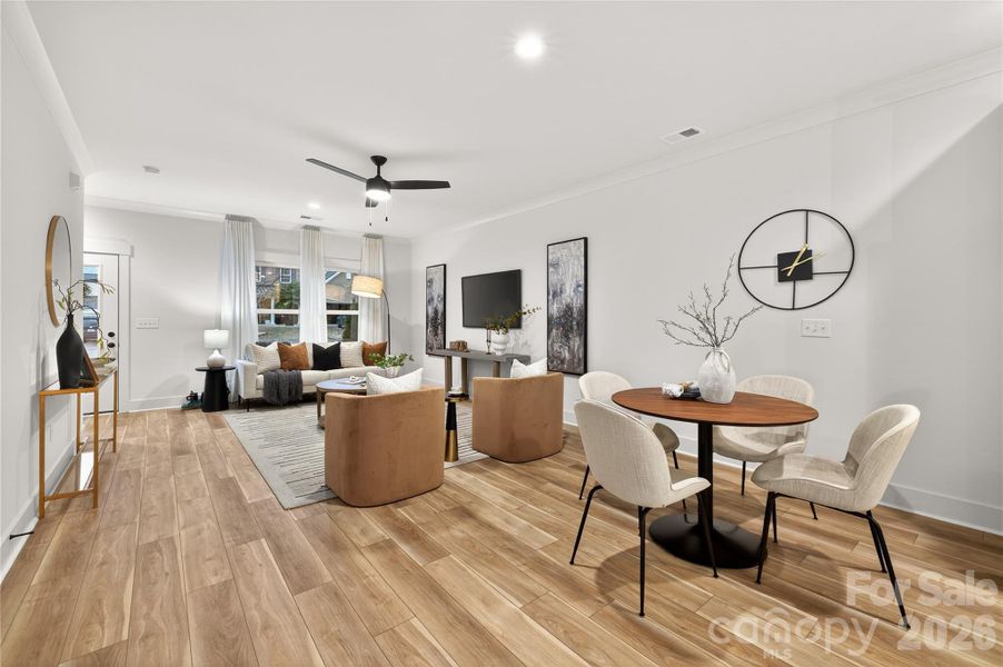 Furnished interior view inside a new home in , Davidson (Image 3).